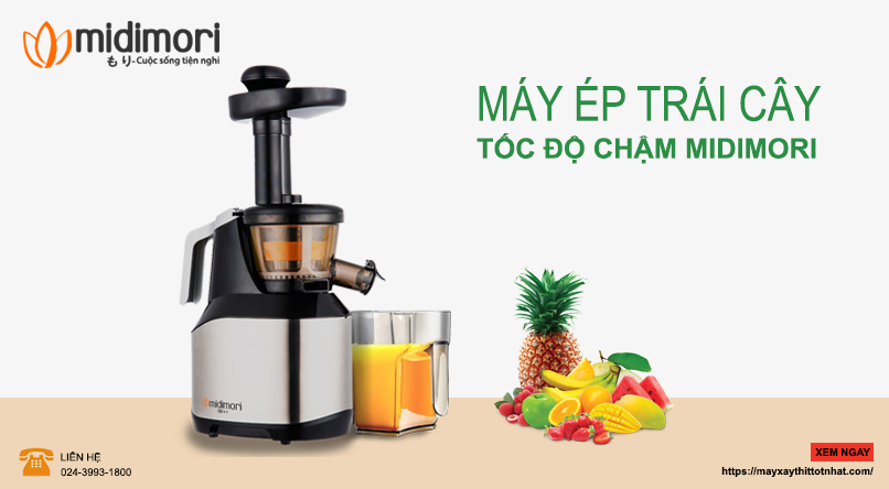 Những lợi ích mà máy ép trái cây tốc độ chậm mang lại cho gia đình bạn